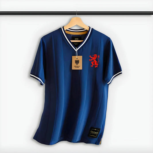 Scotland Tartan Army Home Retro Football Shirt_0