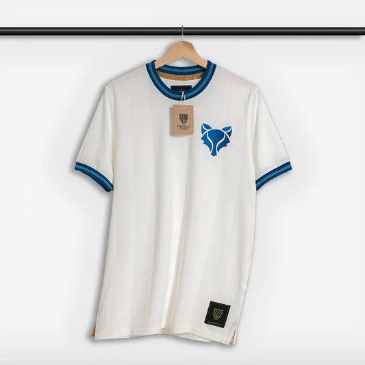 The Fox Away Retro Football Shirt (White)_0