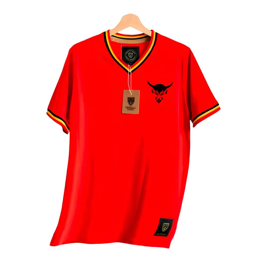 Belgium Le Diable Home Retro Football Shirt_0