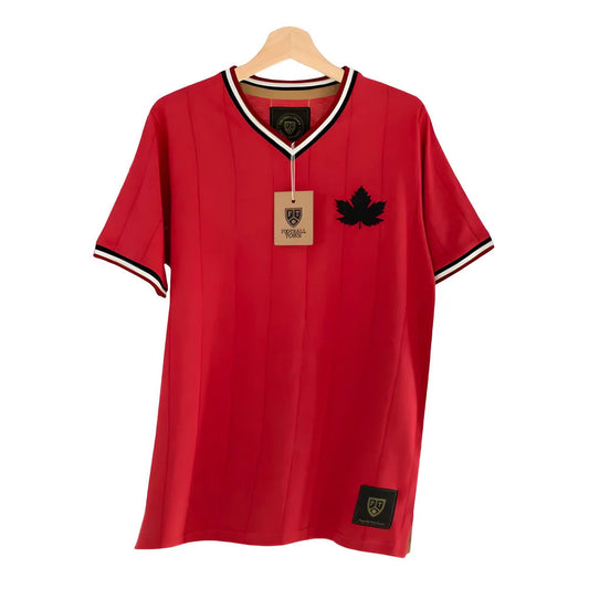 Canada The Leaf Home Retro Football Shirt_0