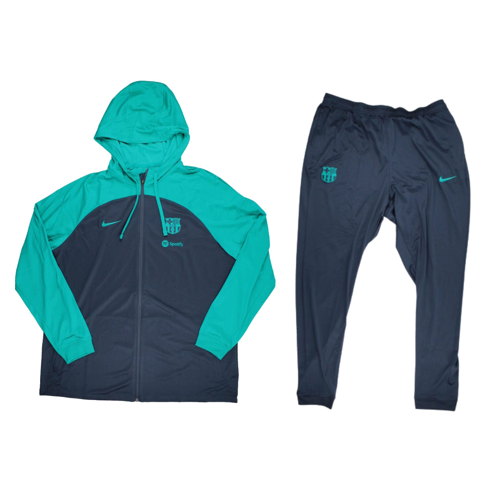 2023-2024 Barcelona Hooded Strike Tracksuit (Thunder)_1