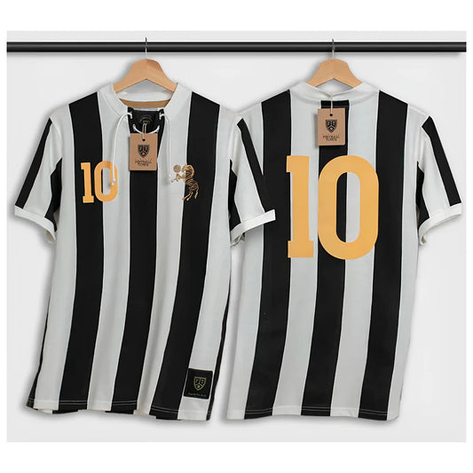 Turin Del Piero Retro Shirt with Laces La Zebra_0