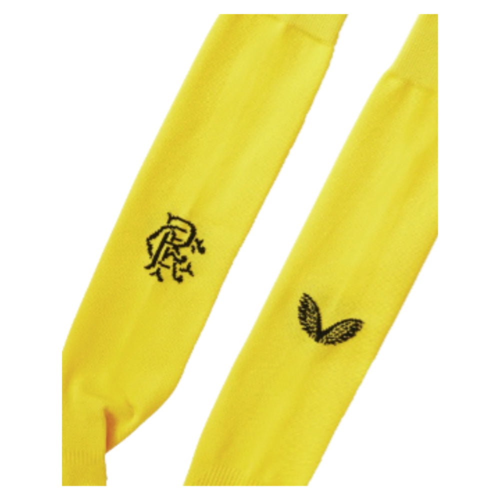 2023-2024 Rangers Goalkeeper Home Sock (Yellow)_1