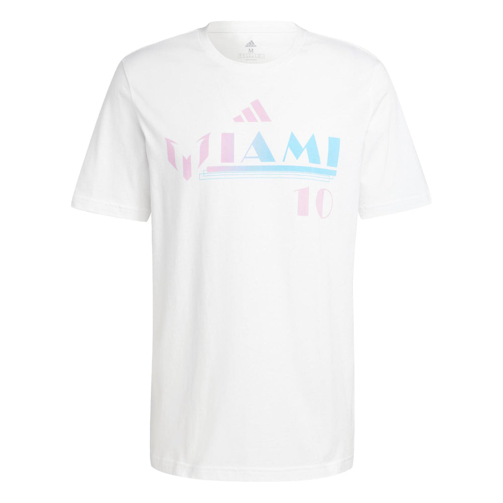 2023-2024 Inter Miami Messi Miami 10 T-Shirt (White)_1
