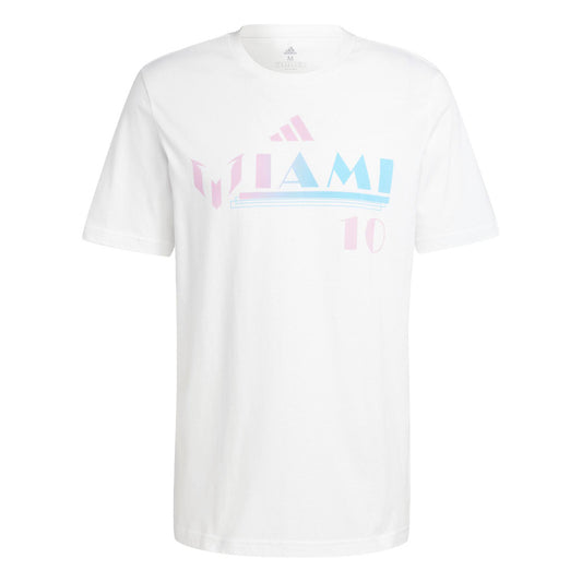 2023-2024 Inter Miami Messi Miami 10 T-Shirt (White)_1