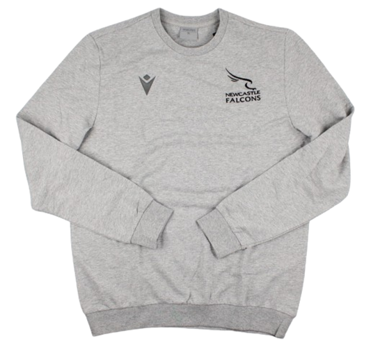 2023-2024 Newcastle Falcons Travel Leisure Sweatshirt (Grey)_1