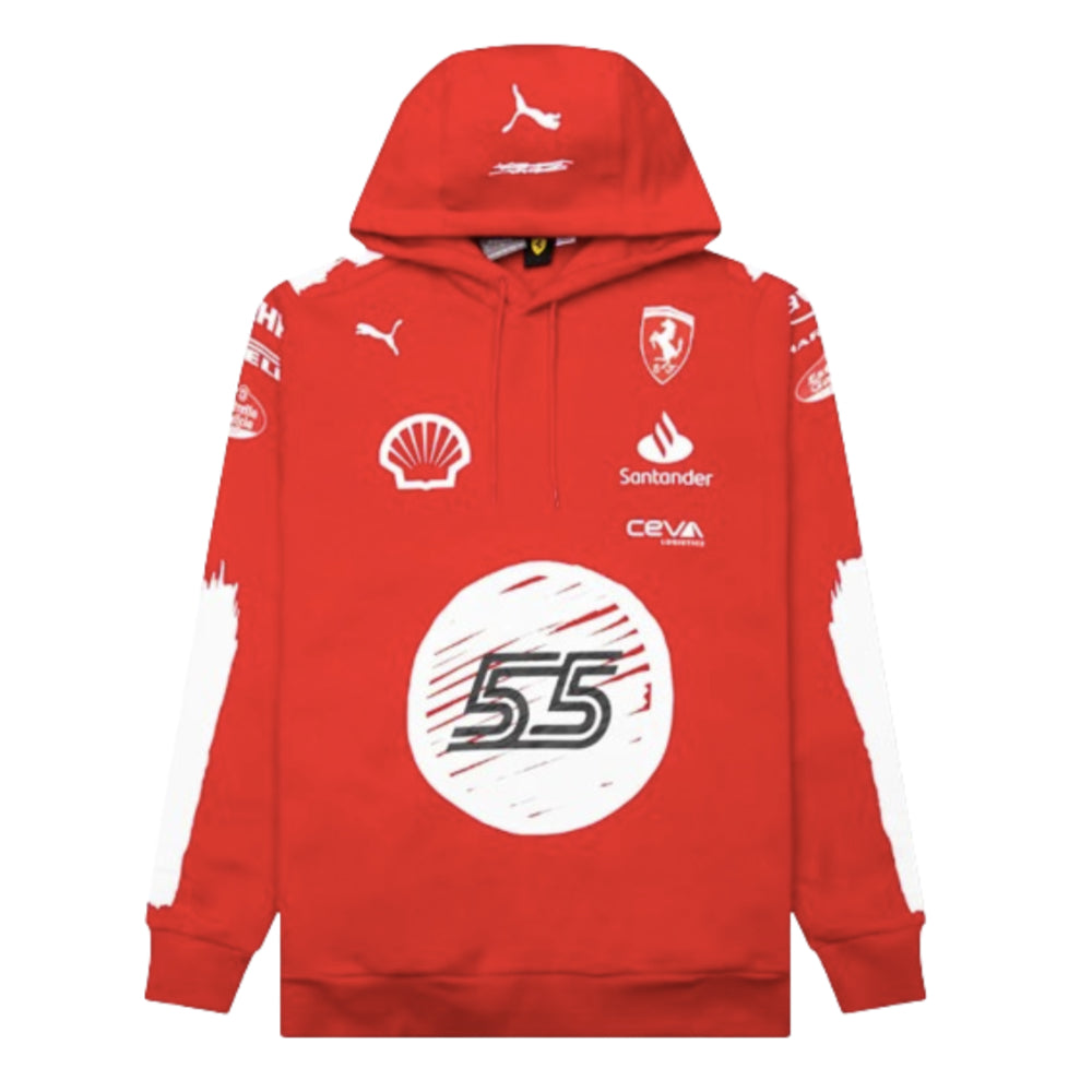 2023 Ferrari x Joshua Vides Replica Hoody Sainz_1