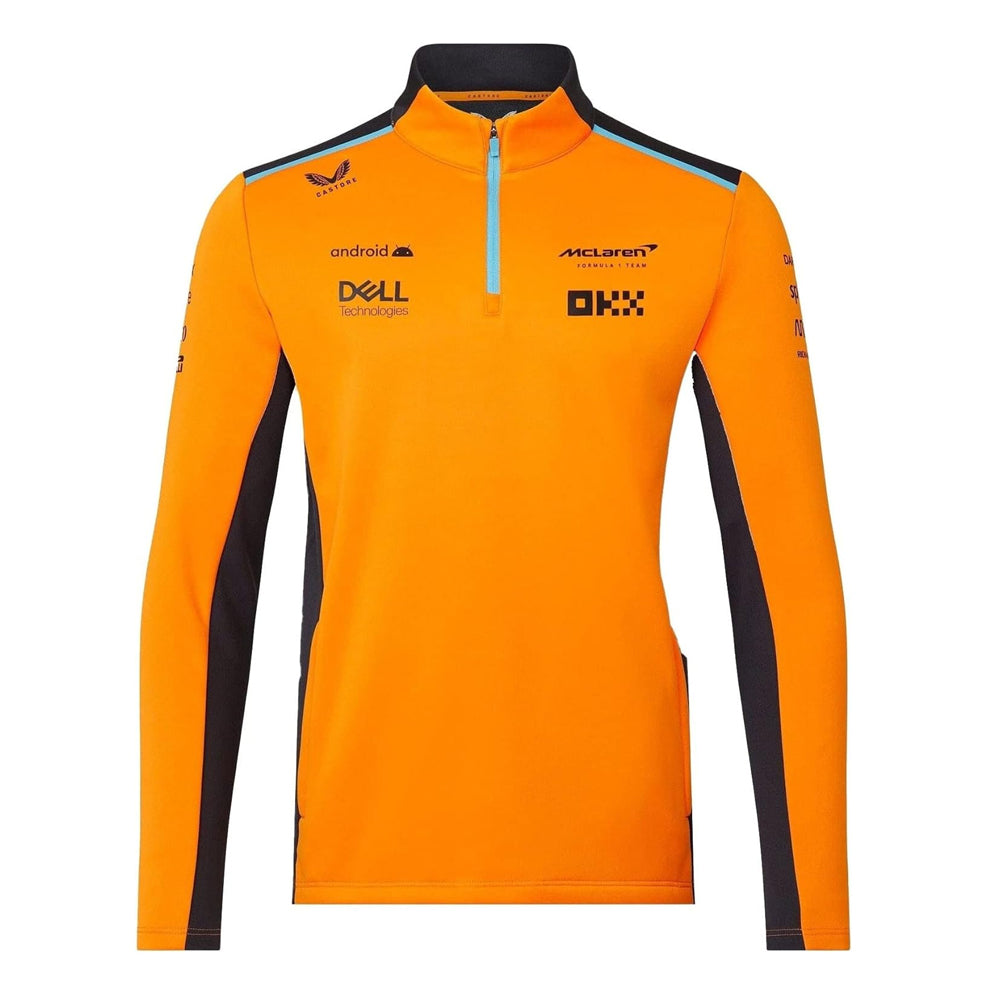 2024 McLaren Replica Half Zip Midlayer Top (Orange)_1