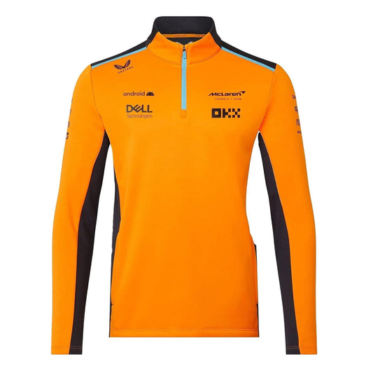 2024 McLaren Replica Half Zip Midlayer Top (Orange)_1