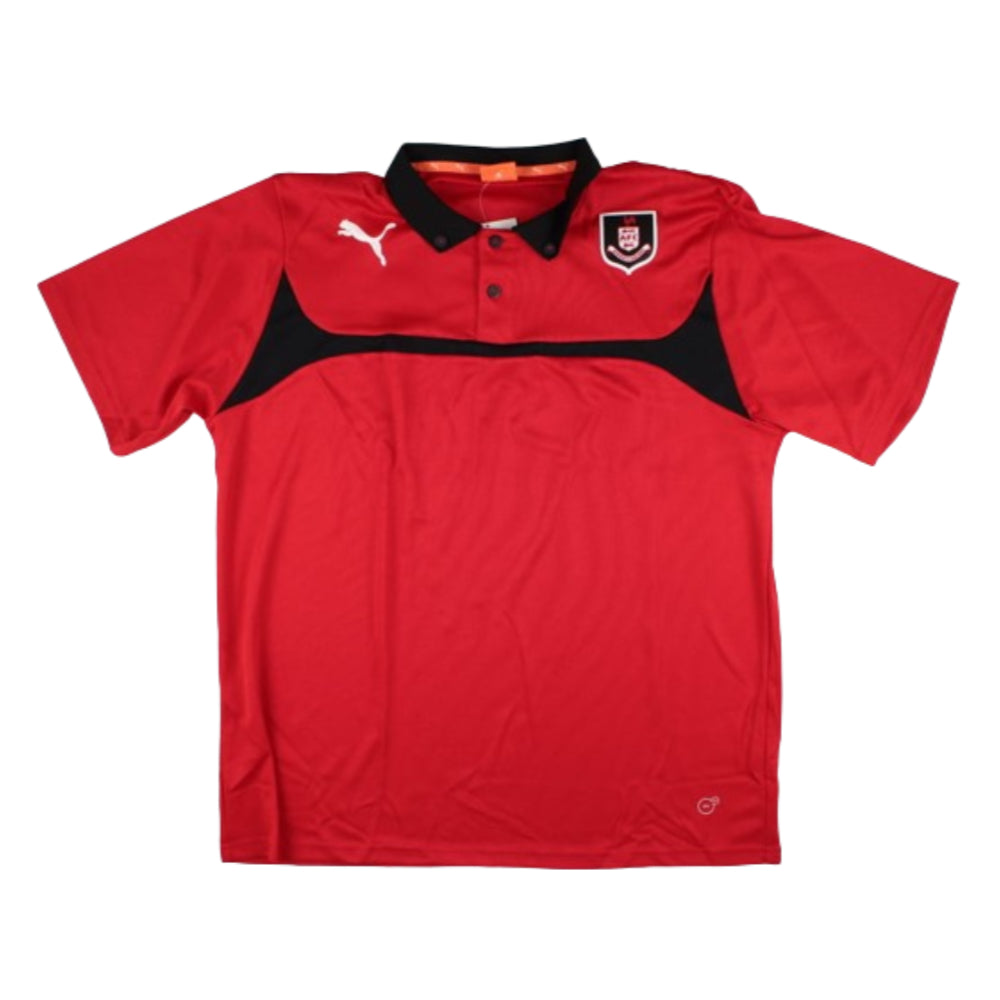 2014-2015 Airdrie Pre-Match Polo Shirt (Red)_1
