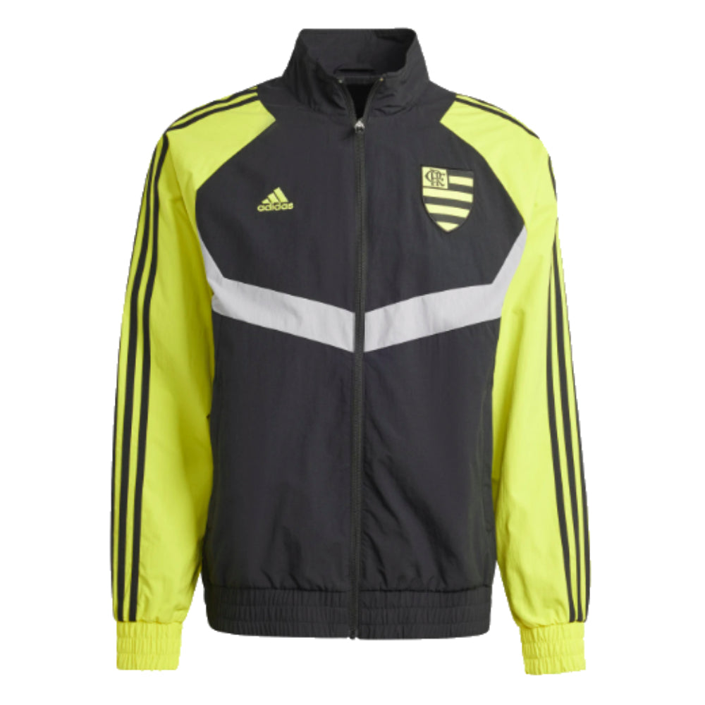 2024-2025 Flamengo Woven Training Track Top (Black)_1