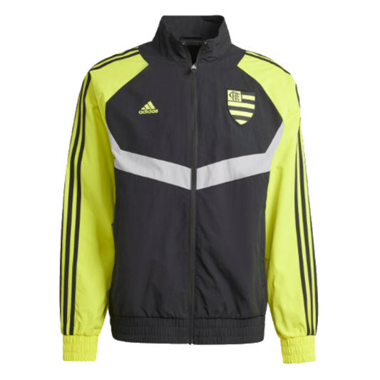 2024-2025 Flamengo Woven Training Track Top (Black)_1