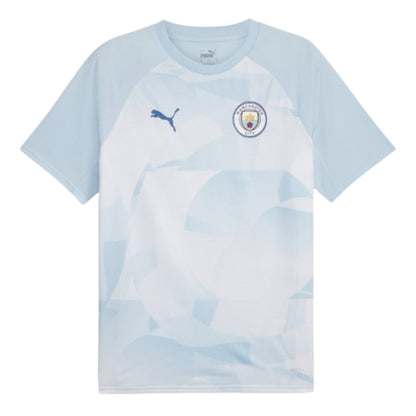 2023-2024 Man City Prematch SS Jersey (Silver Sky) - Kids_1