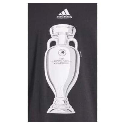 adidas Euro 2024 Official Emblem Trophy T-Shirt - Black_1
