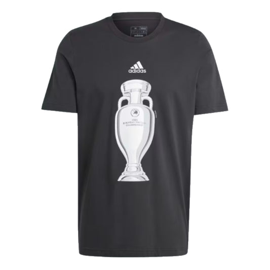 adidas Euro 2024 Official Emblem Trophy T-Shirt - Black_1