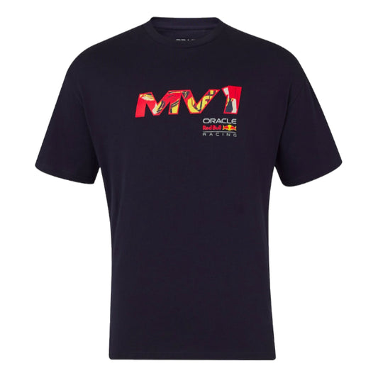 2024 Red Bull Max Verstappen Pop Art Oversized Tee (Navy)_1