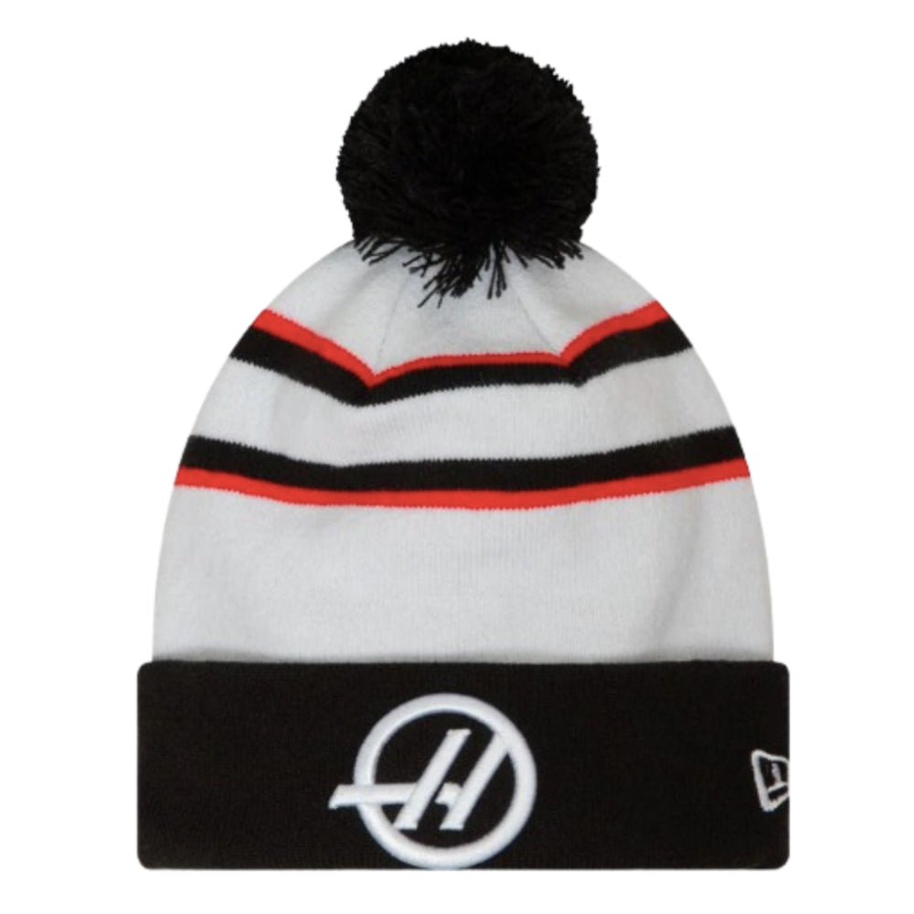 2024 Haas Nico Hulkenberg Cuff Beanie (White)_1