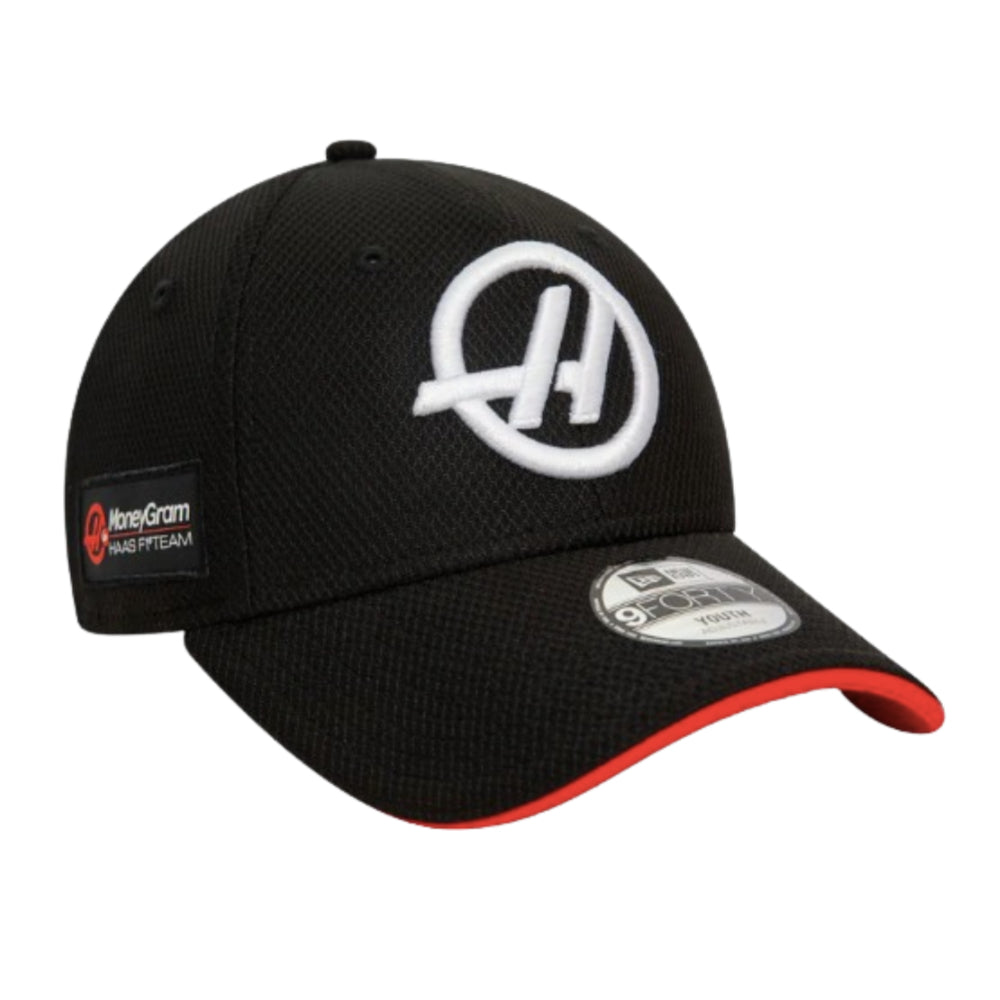 2024 Haas Team 9Forty Kids Cap (Black) - Youth_2