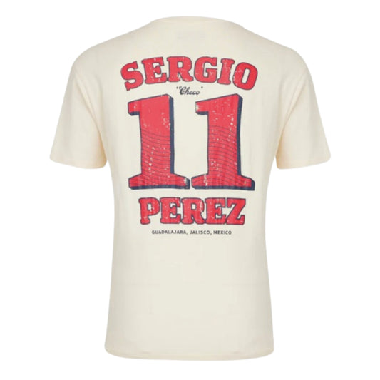 2024 Red Bull Sergio Perez Vintage Oversized Tee (Ecru)_1