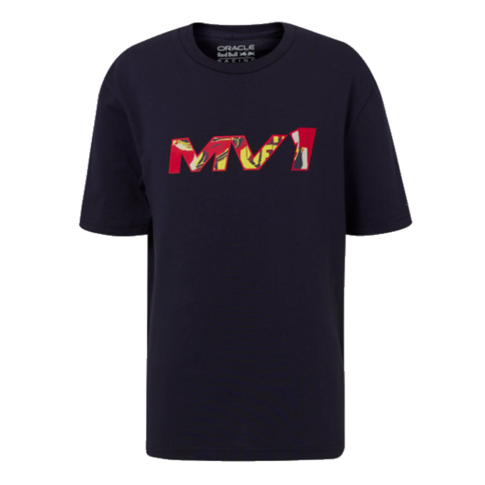 2024 Red Bull Racing Max Verstappen Pop Art Oversized T-Shirt (Kids)_1