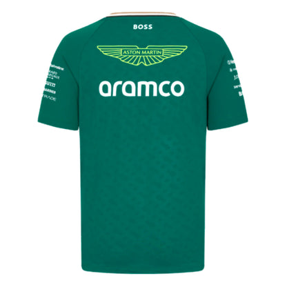 2024 Aston Martin Team T-Shirt (Green) - Kids_1
