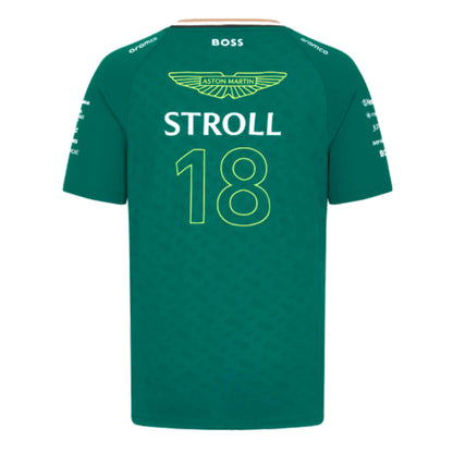 2024 Aston Martin Lance Stroll Team Tee (Green)_1