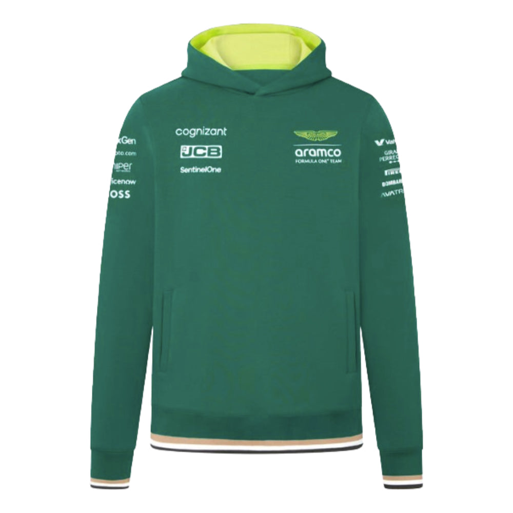 2024 Aston Martin Team Hoody (Green) - Kids_1