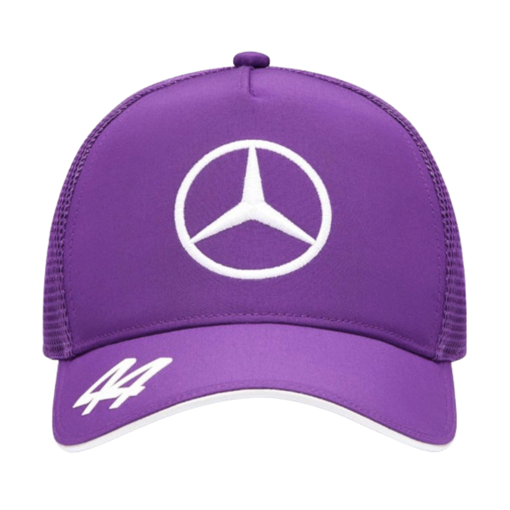 2024 Mercedes Lewis Hamilton Trucker Cap (Purple)_1