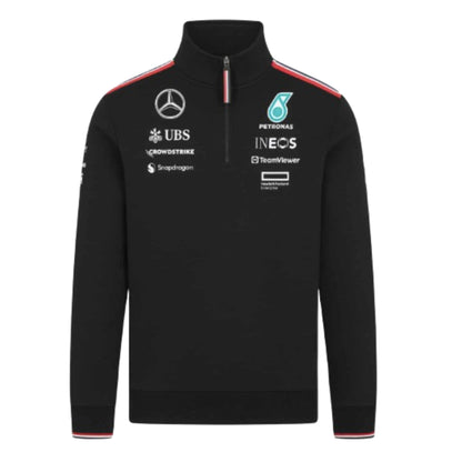 2024 Mercedes-AMG Team 1/4 Zip Sweater (Black)_1