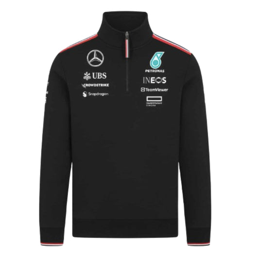 2024 Mercedes-AMG Team 1/4 Zip Sweater (Black)_1