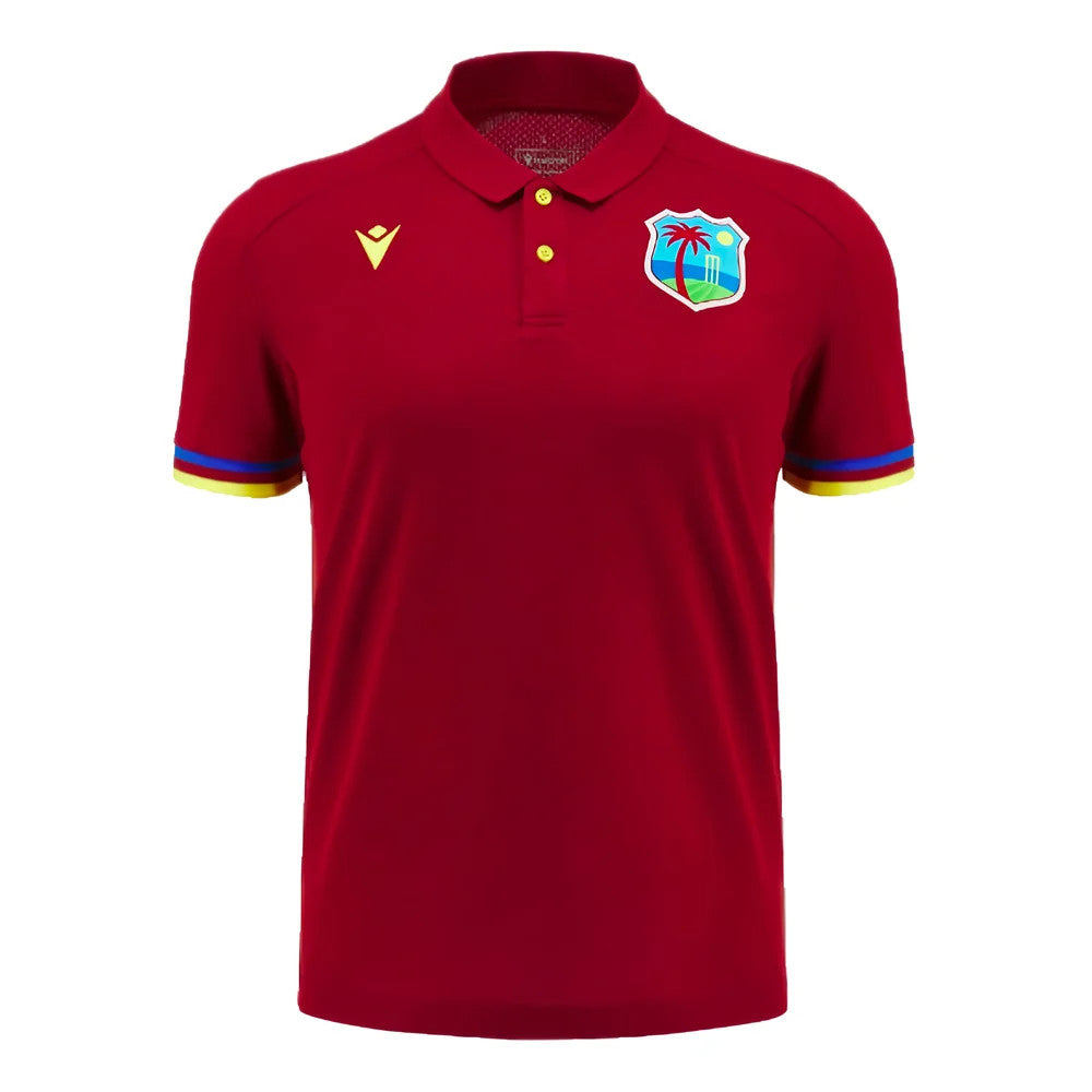 2023-2024 West Indies Cricket Travel Polo (Maroon)_1