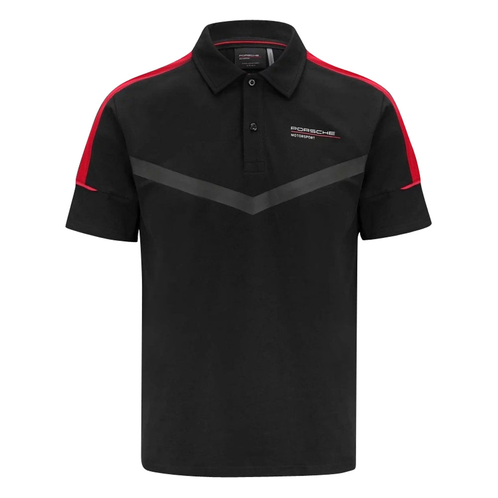 2024 Porsche Motorsport Mens Polo Shirt (Black)_1