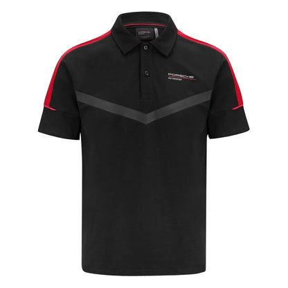 2024 Porsche Motorsport Mens Polo Shirt (Black)_1