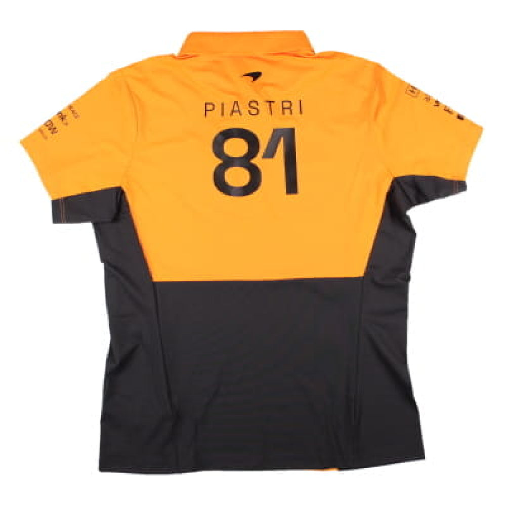 2024 McLaren Oscar Piastri Replica Polo Shirt - Autumn Glory (Womens)_1
