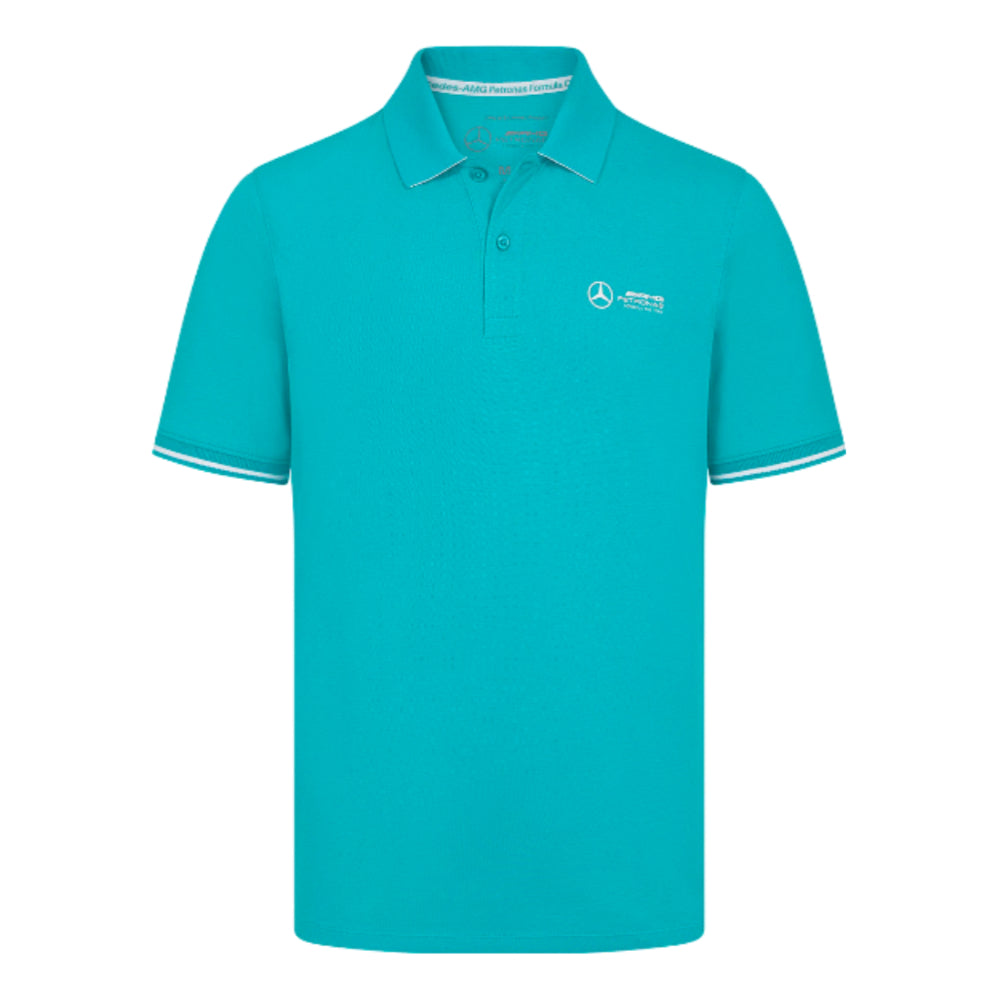 2024 Mercedes-AMG Team Polo Shirt (Ultra Teal)_1