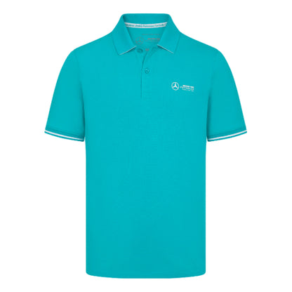 2024 Mercedes-AMG Team Polo Shirt (Ultra Teal)_1