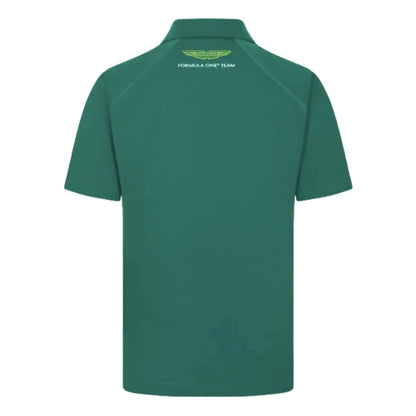 2024 Aston Martin Mens Logo Polo Shirt (Green)_1