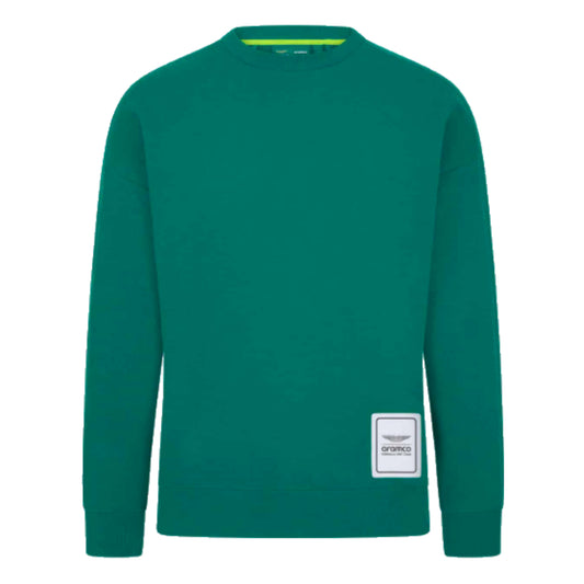2024 Aston Martin Logo Crew Sweatshirt (Green)_1