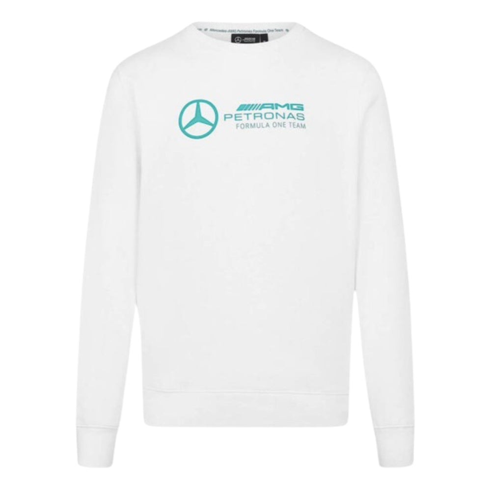 2024 Mercedes-AMG Mens Crew Neck Sweatshirt (White)_1