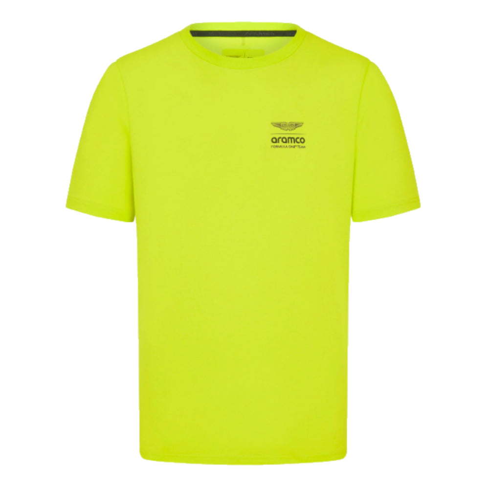 2024 Aston Martin Lifestyle Printed T-shirt (Lime)_1