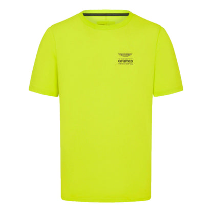 2024 Aston Martin Lifestyle Printed T-shirt (Lime)_1