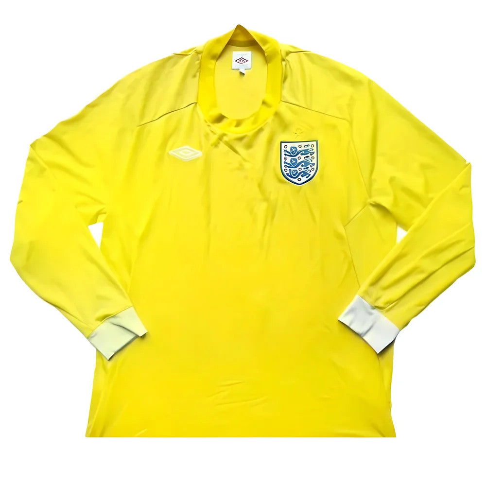 2010-2011 England Goalkeeper LS Shirt (Yellow) (Very Good)_1