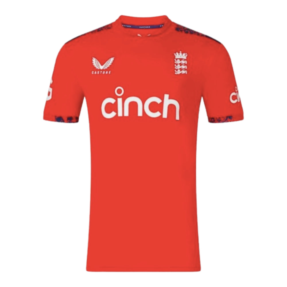 2024 England Cricket T20 Replica Short Sleeve Tee_1