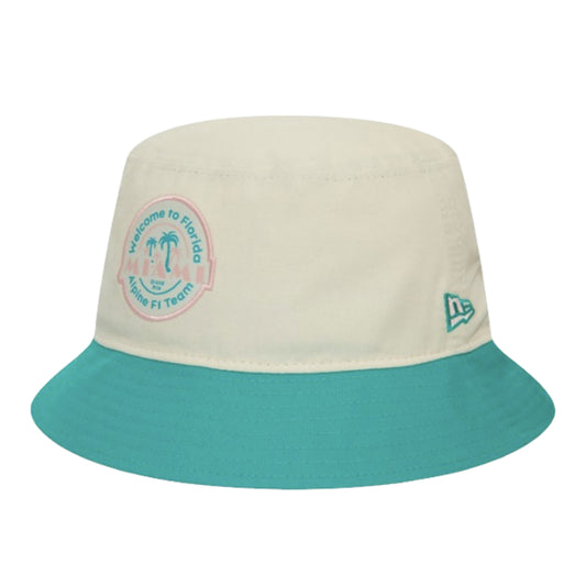 2024 Alpine F1 Miami Tapered Special Bucket Hat (White) - Large_1