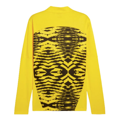 2024-2025 Borussia Dortmund Prematch 1/4 Zip Top (Yellow)_1