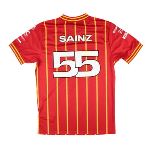 2024 Ferrari Team Soccer Jersey - Carlos Sainz Jr_1