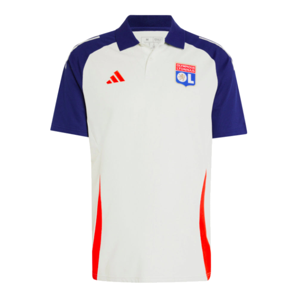 2024-2025 Olympique Lyon Polo Shirt (White)_1