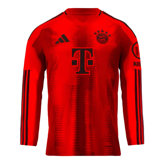2024-2025 Bayern Munich Long Sleeve Home Shirt (Kids)_1