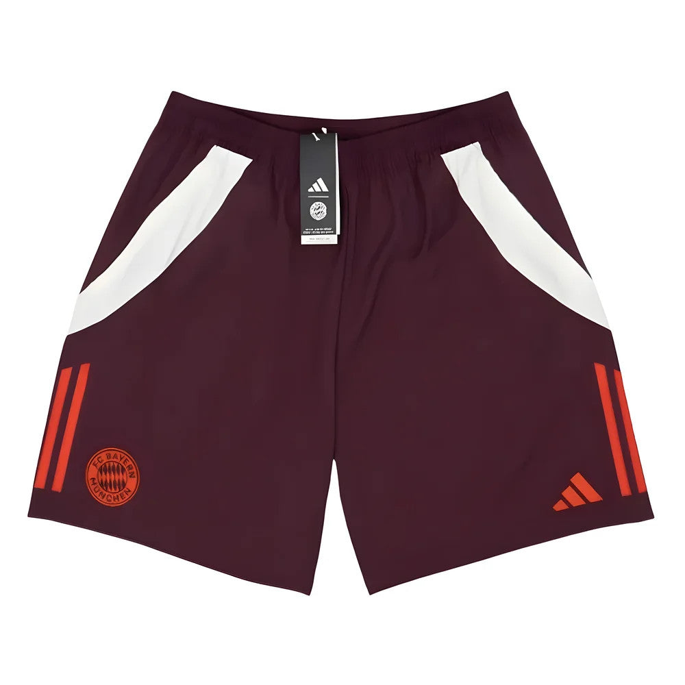 2024-2025 Bayern Munich Downtime Shorts (Shadow Maroon)_1