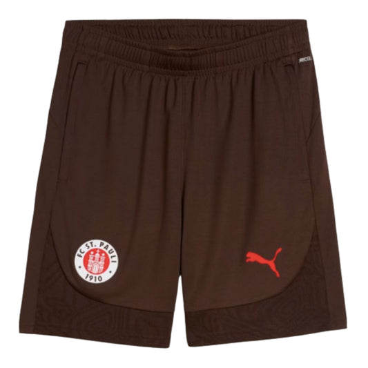 2024-2025 St Pauli Training Shorts (Dark Chocolate)_1